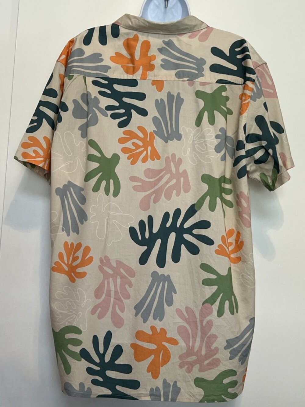 Coastal Modern Surf Matisse-inspired Roark Journey Button-up Shirt Men's size XL - Picture 2 of 9